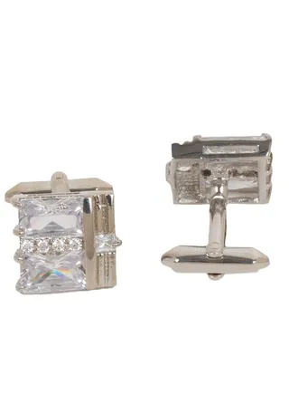 Crystal cufflinks 