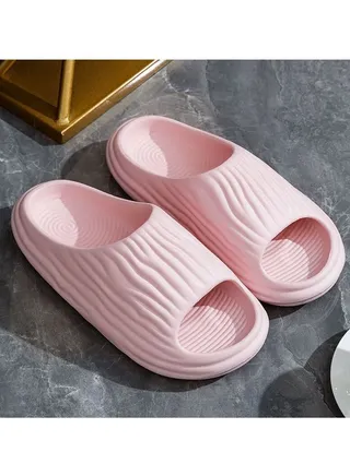 Cloud Slides Women's and Men's Bathroom Anti Slip Quick Dry Ultra Soft Thick Bottom Home Slippers 