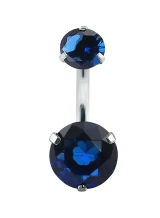 Stainless Steel Round Shape Belly Ring 
