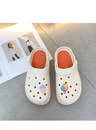 Womens Summer Thick Soled Slippers 