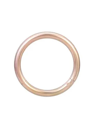 Stainless Steel Hinged Nose Hoop Ring 