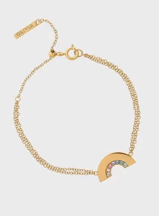 Brass Hand Chain Bracelet