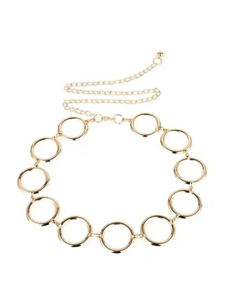 Alloy Elegant Hollow Circle Pattern Waist Chain 