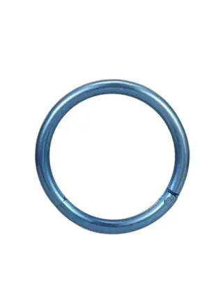 Stainless Steel Hinged Nose Hoop Ring 