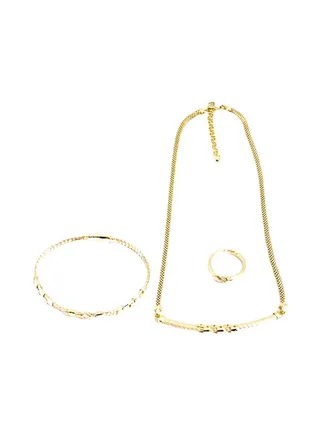 3-Piece Pure 925 Sterling Silver Jewellery Set 