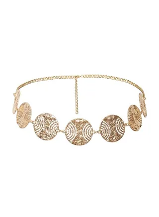 Alloy Geometric Pattern Stylish Waist Chain 
