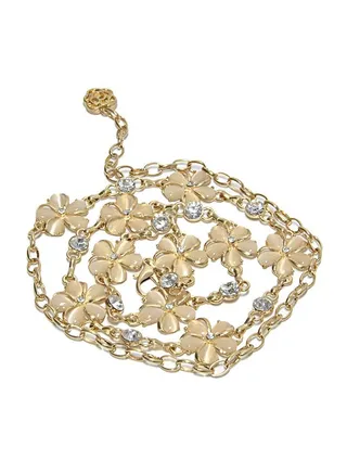 Alloy Flower Pattern Waist Chain 
