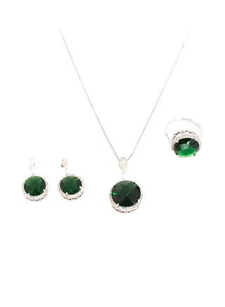 3-Piece Pure 925 Sterling Jewellery Set 