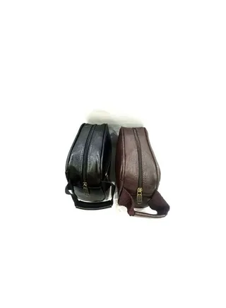 Small bag 2 Pieces Premium Italian Leather- Black/Brown 