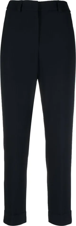 Mid-Rise Cropped Trousers