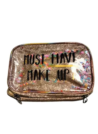 Gold  Makeup Bag 