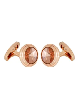 Round Metal Cufflinks 