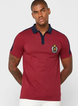 Chest Embroidery Polo Shirt 