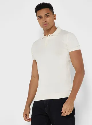 Knit Polo Shirt