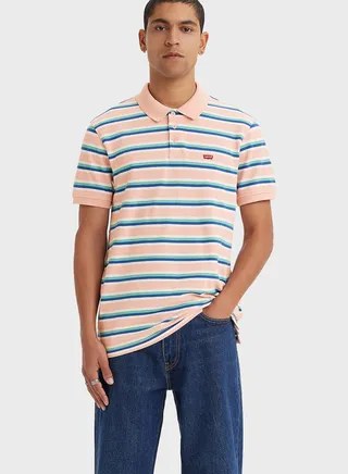 Essential Striped Polo T-Shirt 