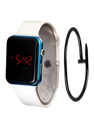 men Digital Electronic Watch And Bracelet NNSB03702878 