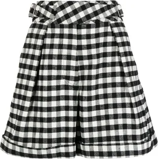 Check-Pattern Shorts