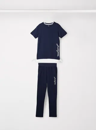 Teen Logo Pants and T-Shirt Set 