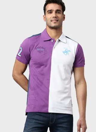 Color Block  Polo 