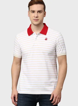 Stripes Stretch Polo 