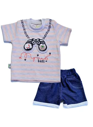 Discovery Baby set with Print T-Shirt And Shorts Simon 