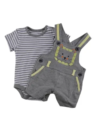 Baby Boys Playsuit & Dungaree Set 