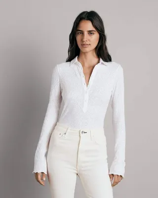 Gemma Jacquard Polo