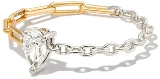 18kt Yellow And White Gold Diamond Ring
