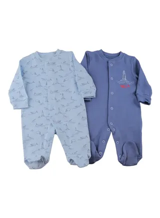 Baby Boys Jumpsuit Set of 2 