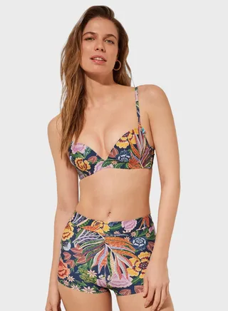 Tropical Boyshort Bikini Bottom 