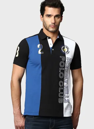 Color Block Polo 