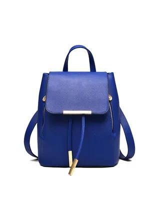 Designer Backpack Dark Blue 