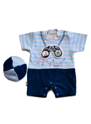 Discovery Baby Jumpsuit Print Blue 