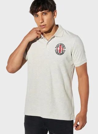 Embroidered Logo Polo 