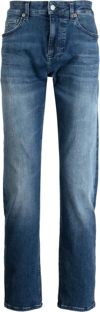 Tapered Denim Jeans