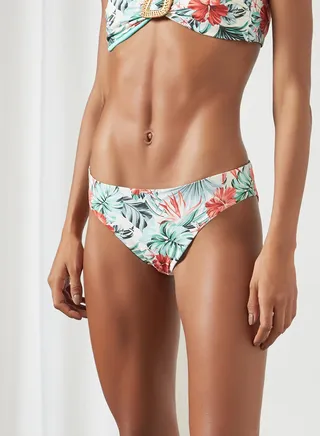 Tropical Print Bikini Bottom Multicolour 