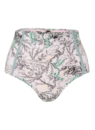 Soul Surfer Watercolor High Waisted Bottom Purple/White 