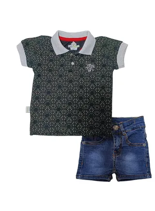 Baby Boys Set - Tshirt & Short 