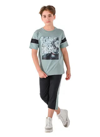 Kids Boys Set Two Pieces Top & Pants 