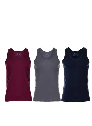 Bundle Of Three Slevless 100% Cotton 