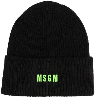 Embroidered Logo Knitted Beanie