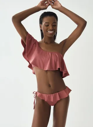 Lace Detail Bikini Bottom 