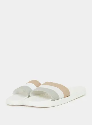 Colorblock Single Band Slides