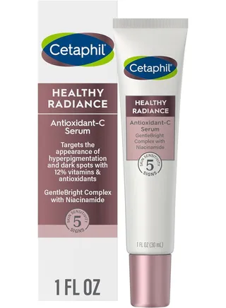 Cetaphil Facial Serum, Healthy Antioxidant Serum, Visibly Reduces the Appearance of Dark Spots and Hyperpigmentation, Designed for Sensitive Skin, Hypoallergenic, Fragrance Free, 1 oz, Unisex 