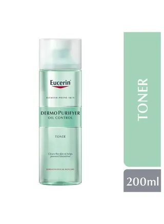 Eucerin Dermo Purifier Sebum Control Toner, 200 ml, for acne-prone skin and does not clog pores 