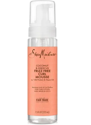 Shea Moisture Coconut & Hibiscus Styling Foam - 222 ml 