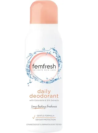 Fem Fresh Daily Deodorant with Breeze Scent, 125 ml, Fresh, for Women, 125.0 ml 