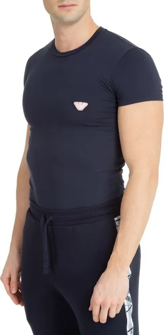 Emporio Armani Logo Detailed Crewneck T-Shirt