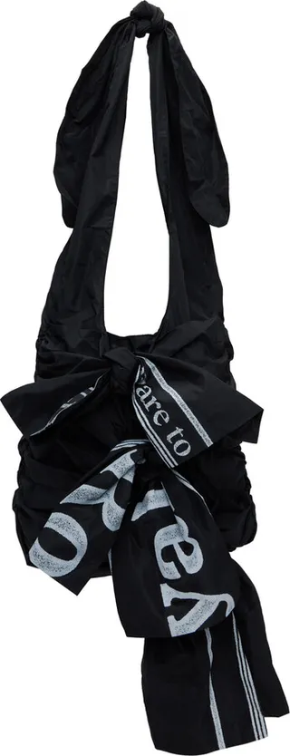 TheOpen Product Black Ruched Training Tote
