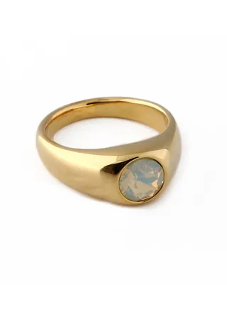 SW Crystal Signet Ring WO 